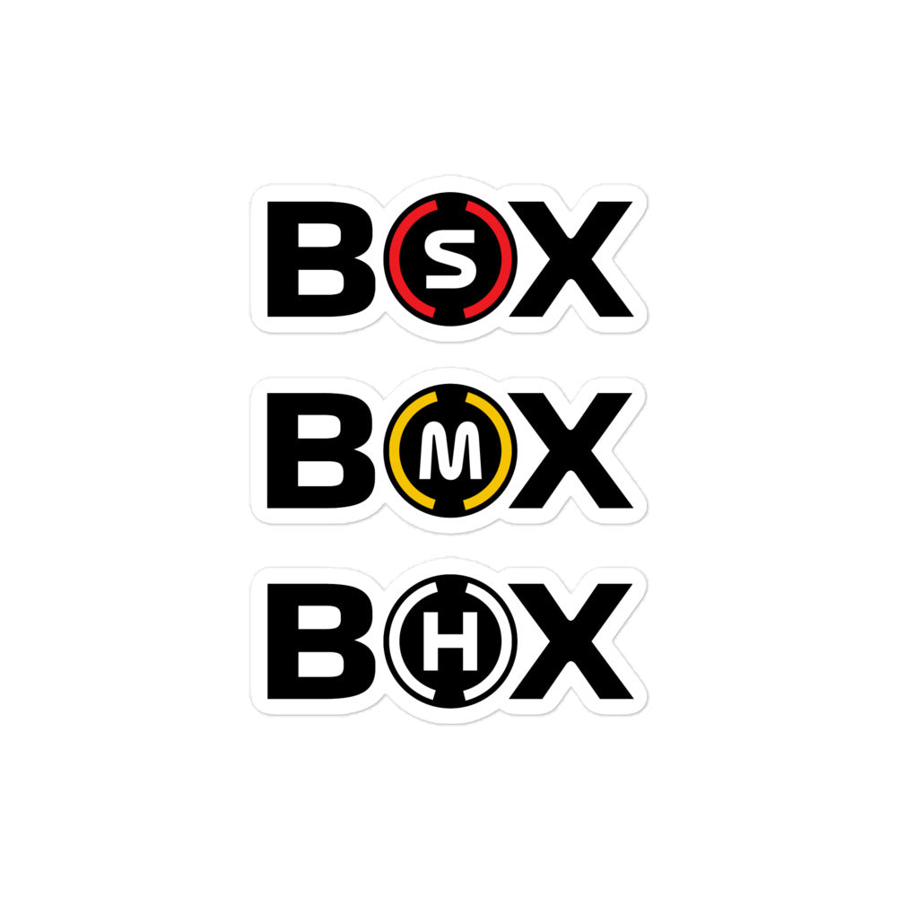 Box Box Box Sticker